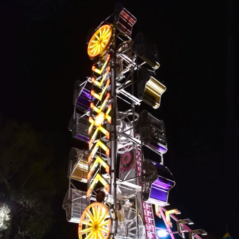 Thrilling carnival ride